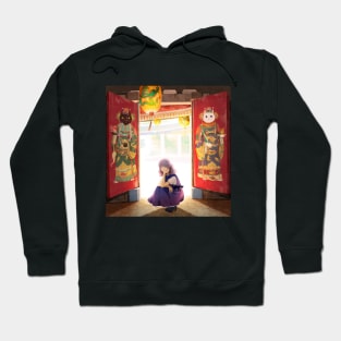 Cat door god Hoodie